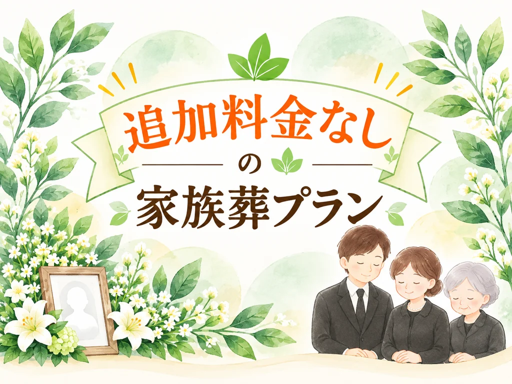 家族葬ホール心温の追加料金なしの家族葬プラン
